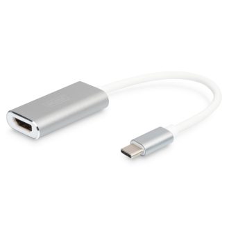   Digitus DA-70836 video átalakító kábel 0,2 M USB C-típus HDMI Ezüst