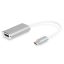 Digitus DA-70836 video átalakító kábel 0,2 M USB C-típus HDMI Ezüst