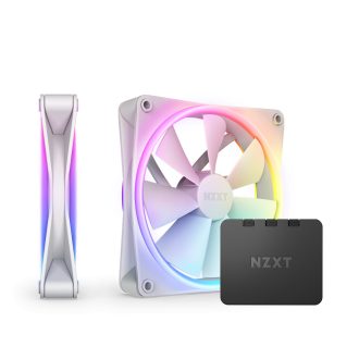 NZXT F140 RGB DUO Twin Pack 14 cm Fehér 2 db