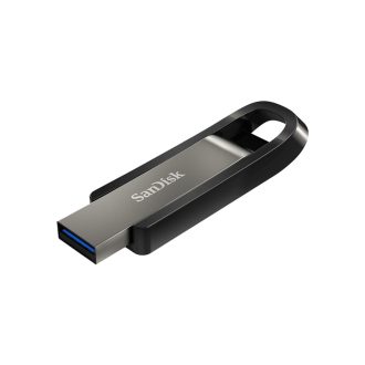   SanDisk Extreme Go USB flash meghajtó 256 GB USB A típus 3.2 Gen 1 (3.1 Gen 1) Rozsdamentes acél