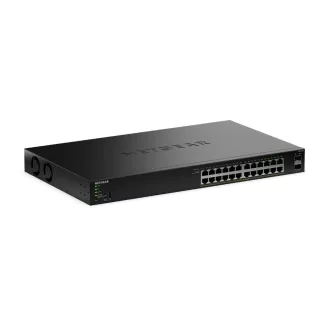   NETGEAR GS324TPv2 Vezérelt L2/L3 Gigabit Ethernet (10/100/1000) Ethernet-áramellátás (PoE) támogatása 1U Fekete