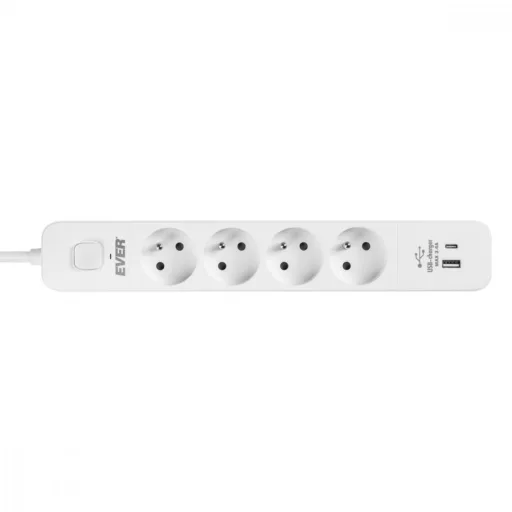 Surge protection strip PROTECT 4PL 1A1C USB T/LZ12-PRO015/1000