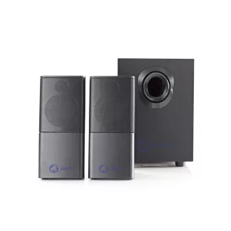   Nedis GSPR10021BK hangfalszett 11 W Otthoni Fekete 2.1 csatornák