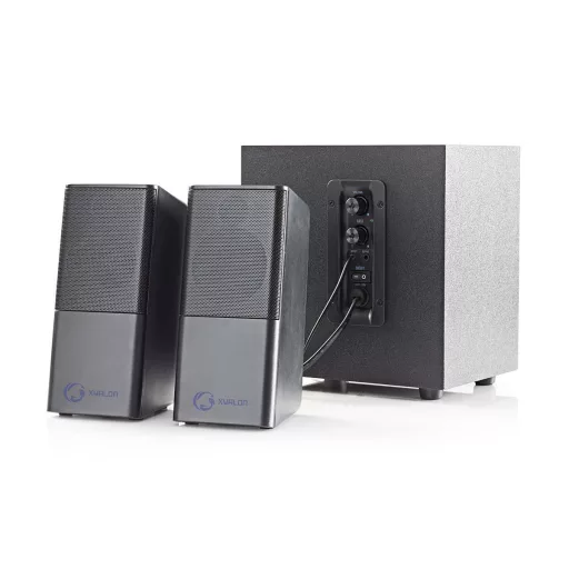 Nedis GSPR10021BK hangfalszett 11 W Otthoni Fekete 2.1 csatornák