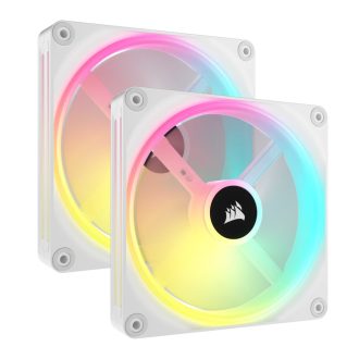 Corsair iCUE LINK QX140 RGB 14 cm Fehér 2 db