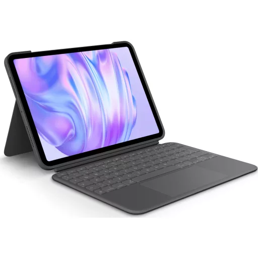 Logitech Combo Touch QWERTY Brit angol Smart Connector Grafit