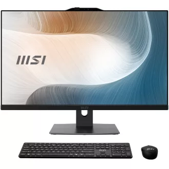   MSI Modern AM272P 12M-1063AT Intel® Core™ i5 i5-1235U 68,6 cm (27") 1920 x 1080 pixelek All-in-One számítógép 16 GB DDR4-SDRAM 512 GB SSD Windows 11 Home Wi-Fi 6E (802.11ax) Fekete