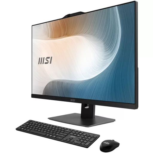 MSI Modern AM272P 12M-1063AT Intel® Core™ i5 i5-1235U 68,6 cm (27") 1920 x 1080 pixelek All-in-One számítógép 16 GB DDR4-SDRAM 512 GB SSD Windows 11 Home Wi-Fi 6E (802.11ax) Fekete