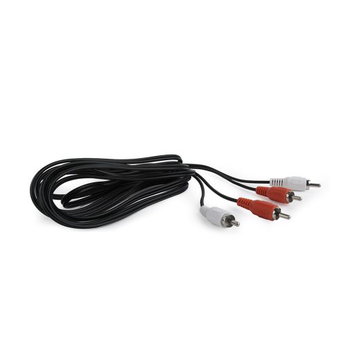 Cablexpert CCA-2R2R-6 audio kábel 1,8 M 2 x RCA Fekete, Vörös, Fehér