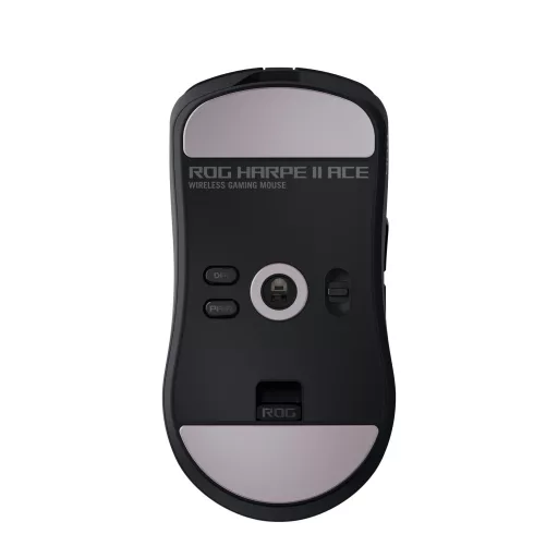 ASUS ROG Harpe II Ace egér Játék Jobbkezes RF Wireless + Bluetooth + USB Type-A Optikai 42000 DPI