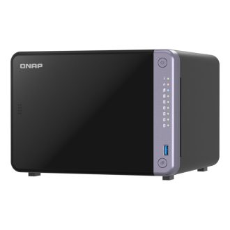   QNAP TS-632X-4G tárolószerver NAS Tower Alpine Alpine AL-524 4 GB DDR4 QNAP QTS Fekete