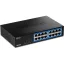 Trendnet TEG-S17D hálózati kapcsoló Gigabit Ethernet (10/100/1000) Fekete