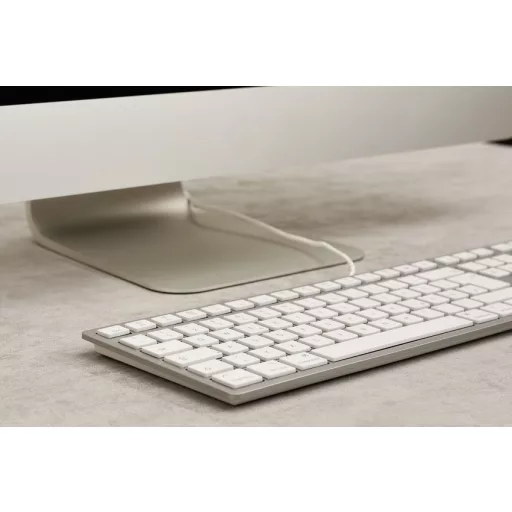CHERRY KC 6000C FOR MAC billentyűzet Univerzális USB QWERTY Angol Ezüst