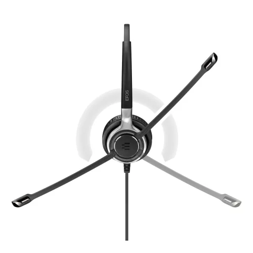 EPOS IMPACT SC 660 Headset Vezetékes Fejpánt Hívás/zene Fekete, Ezüst