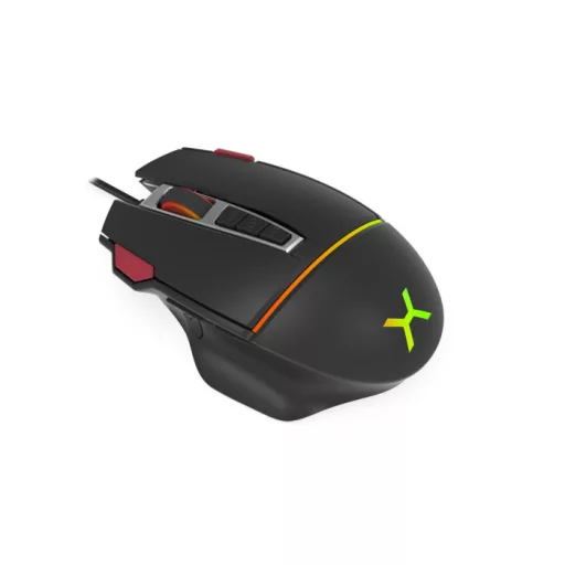 KRUX Fuze Pro egér Játék Jobbkezes USB A típus Optikai 12000 DPI