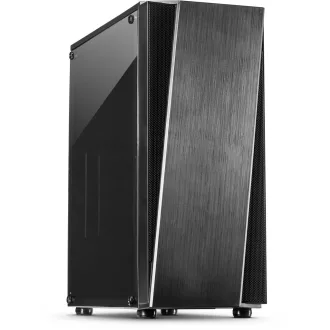 Inter-Tech T-11 Televen Tower Fekete