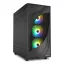 Sharkoon REBEL C80M RGB Midi Tower Fekete
