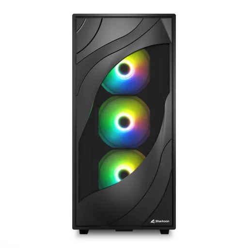 Sharkoon REBEL C80M RGB Midi Tower Fekete