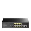 Cudy FS1010P hálózati kapcsoló Fast Ethernet (10/100) Ethernet-áramellátás (PoE) támogatása Fekete