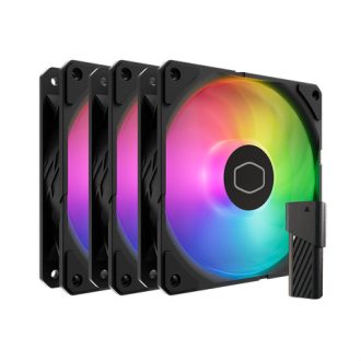   Cooler Master SickleFlow Edge 120 ARGB 3-Pack Fan Kit 12 cm Fekete 1 db