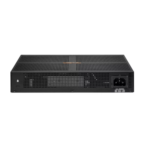HPE Aruba Networking CX 6100 12G Class4 PoE 2G/2SFP+ 139W Switch Vezérelt L3 Gigabit Ethernet (10/100/1000) Ethernet-áramellátás (PoE) támogatása 1U Fekete