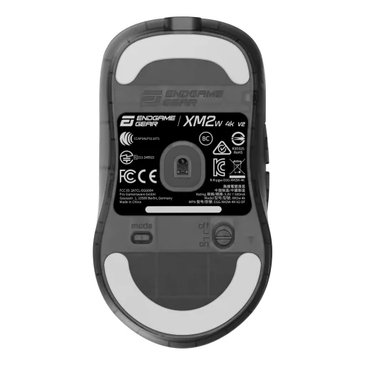 Endgame Gear XM2w 4k v2 egér Játék Jobbkezes RF Wireless + USB Type-A Optikai 30000 DPI