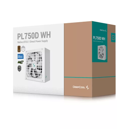 DeepCool PL750D WH 750 W 20+4 pin ATX ATX Fehér