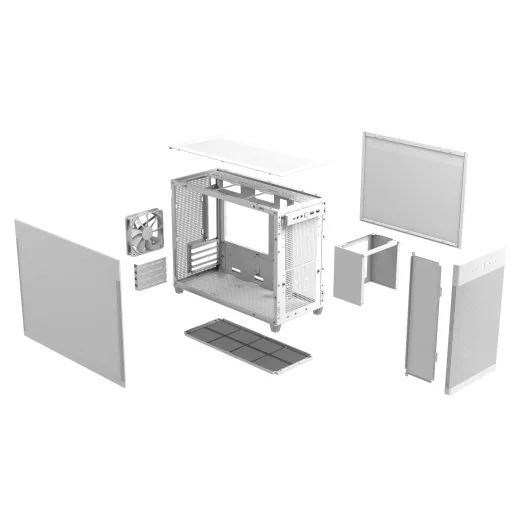 ASUS Prime AP201 MicroATX Mini Tower Fehér