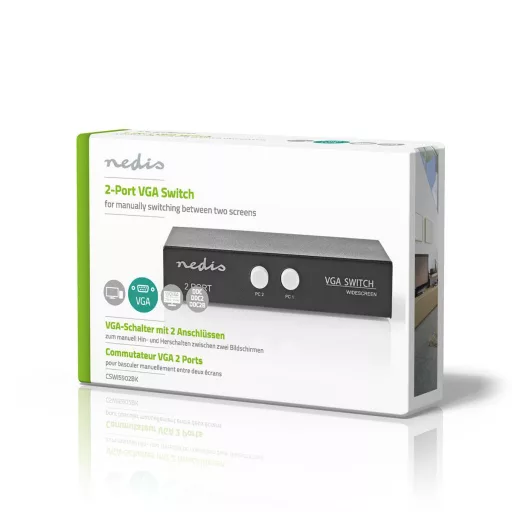 Nedis CSWI5902BK videojel kapcsoló VGA
