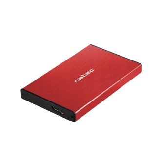 NATEC Rhino GO HDD/SSD ház Vörös 2.5"