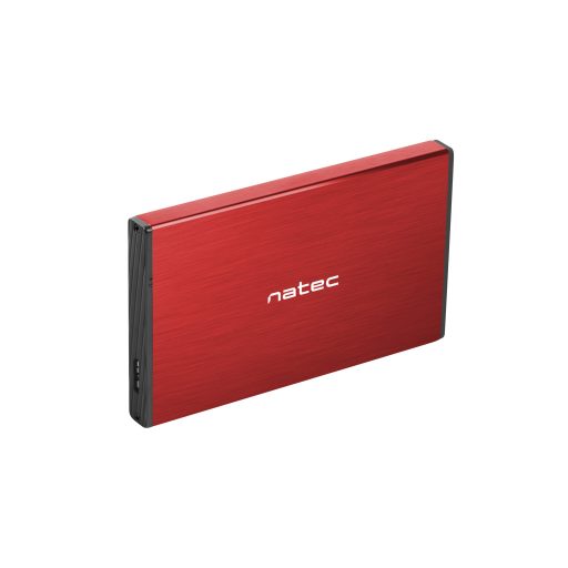 NATEC Rhino GO HDD/SSD ház Vörös 2.5"