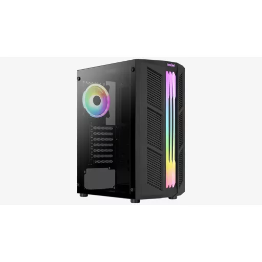 Aerocool Prime-G-BK-v2 Midi Tower Fekete