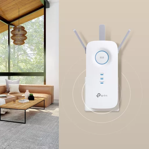 TP-Link RE550 hálózati bővítő Hálózati adó- és vevőegység Fehér 10, 100, 1000 Mbit/s