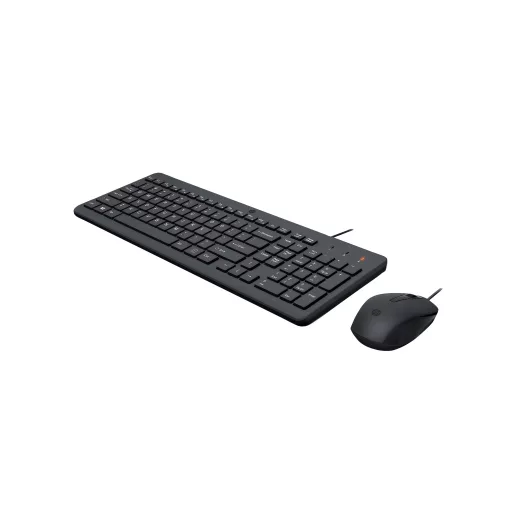 HP 150 Wired Mouse and Keyboard Combination billentyűzet Egér mellékelve USB Fekete