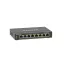 NETGEAR 8-Port Gigabit Ethernet High-Power PoE+ Plus Switch (GS308EPP) Vezérelt L2/L3 Gigabit Ethernet (10/100/1000) Ethernet-áramellátás (PoE) támogatása Fekete