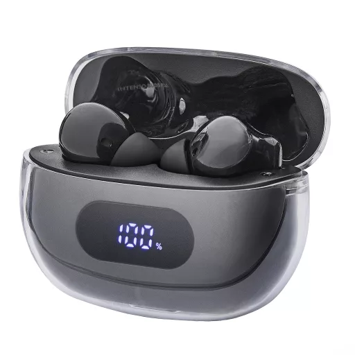 Intenso Buds Earphone Plus T310AE Black Fejhallgató True Wireless Stereo (TWS) Hallójárati Hívások/zene/sport/általános USB C-típus Bluetooth Fekete