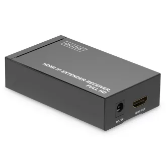   Digitus DS-55518 audió/videó jeltovábbító AV receiver Fekete