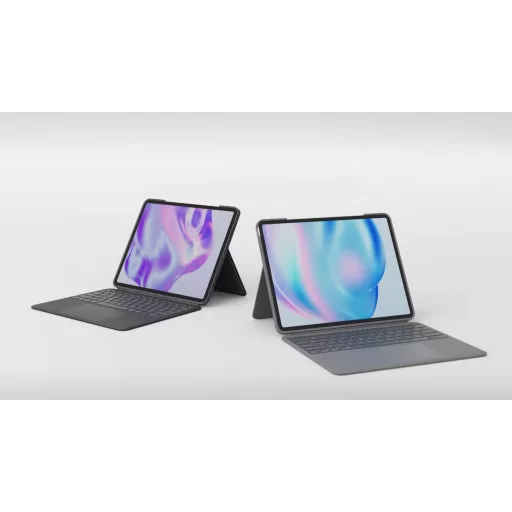 Logitech Combo Touch QWERTY Spanyol Smart Connector Szürke