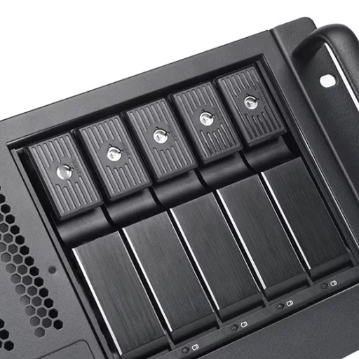 Silverstone RM41-H08 Rack Fekete