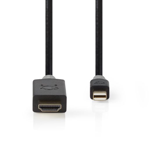 Nedis CCBW37604AT20 video átalakító kábel 2 M Mini DisplayPort HDMI Antracit