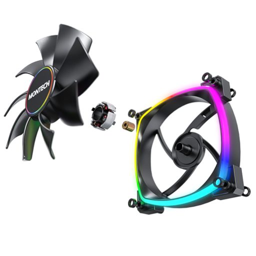 Montech AX140 PWM 14 cm Fekete 1 db