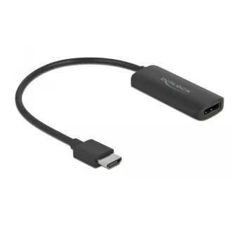   DeLOCK 63206 video átalakító kábel 0,24 M HDMI A-típus (Standard) DisplayPort + Micro-USB Fekete