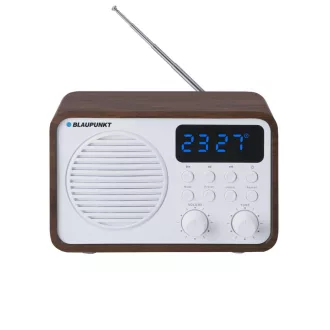   Blaupunkt PP7BT rádió Hordozható Analóg és digitális Fehér, Fa