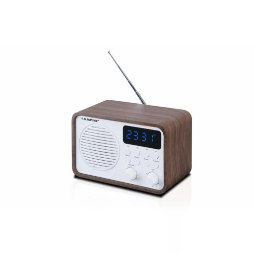 Blaupunkt PP7BT rádió Hordozható Analóg és digitális Fehér, Fa
