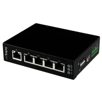   StarTech.com IES51000 hálózati kapcsoló Beállítást nem igénylő (unmanaged) Gigabit Ethernet (10/100/1000) Fekete