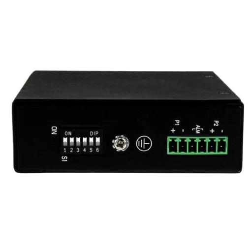 StarTech.com IES51000 hálózati kapcsoló Beállítást nem igénylő (unmanaged) Gigabit Ethernet (10/100/1000) Fekete