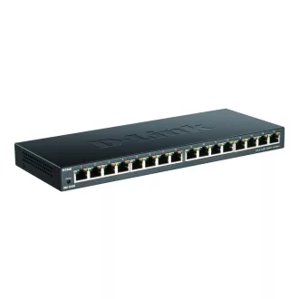   D-Link DGS-1016S Beállítást nem igénylő (unmanaged) Gigabit Ethernet (10/100/1000) Fekete
