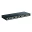 D-Link DGS-1016S Beállítást nem igénylő (unmanaged) Gigabit Ethernet (10/100/1000) Fekete