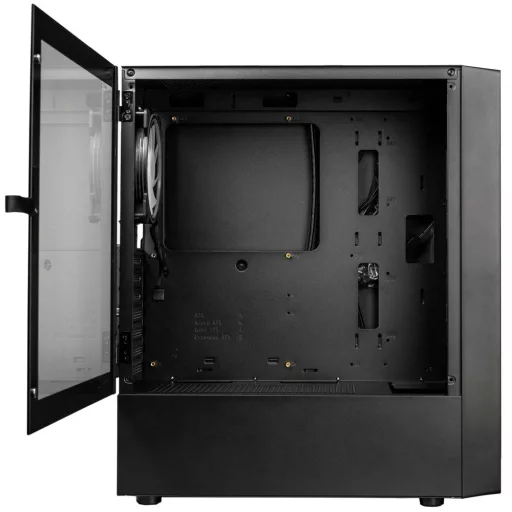 Kolink Inspire K12 ARGB Midi Tower Fekete, Átlátszó
