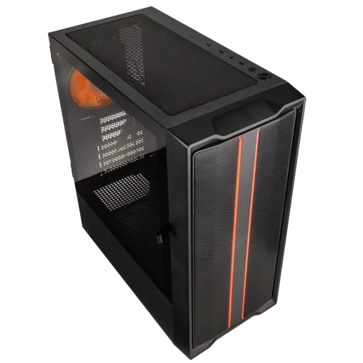 Kolink Inspire K12 ARGB Midi Tower Fekete, Átlátszó